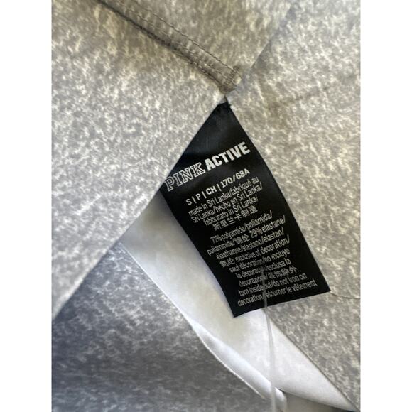 PINK Victoria’s Secret Grey Speckled Heathered Leggings NWT Small - Picture 4 of 6